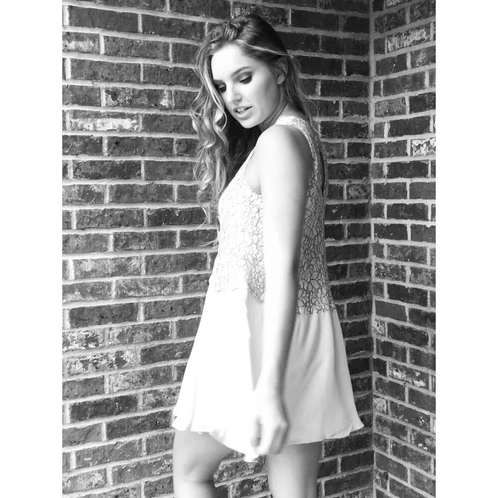 NWT White Lace Trim A-Line Mini Dress Tunic | Coastal Cowgirl Boho - Picture 6 of 16